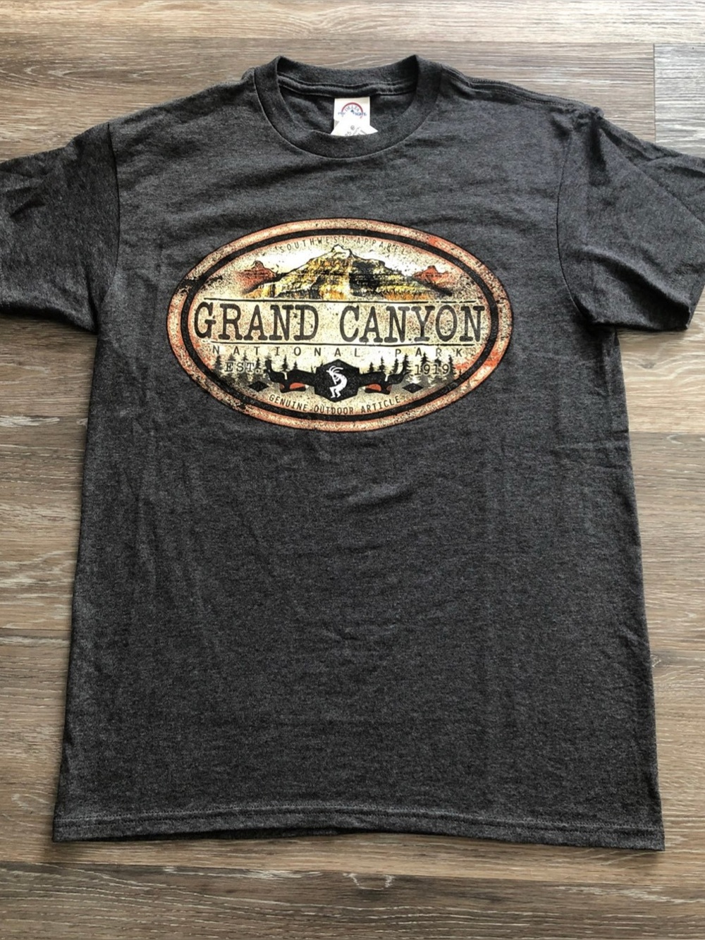 Grand Canyon Graphic Tee - Charcoal women’s  T-Shirt SzS